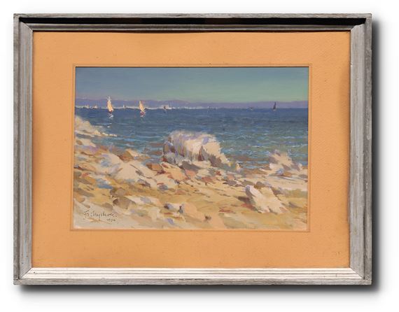 MOŘE A PLACHETNICE by František Myslivec, 1934