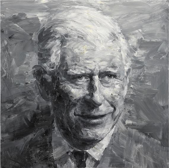 Portrait du Prince Charles de Galles by Yan Pei Ming, Executed in 2013