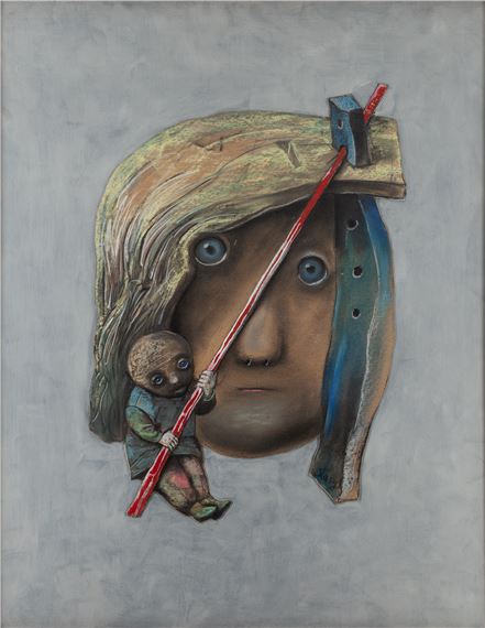 Stasys Eidrigevicius | Hard-working kid (1990) | MutualArt
