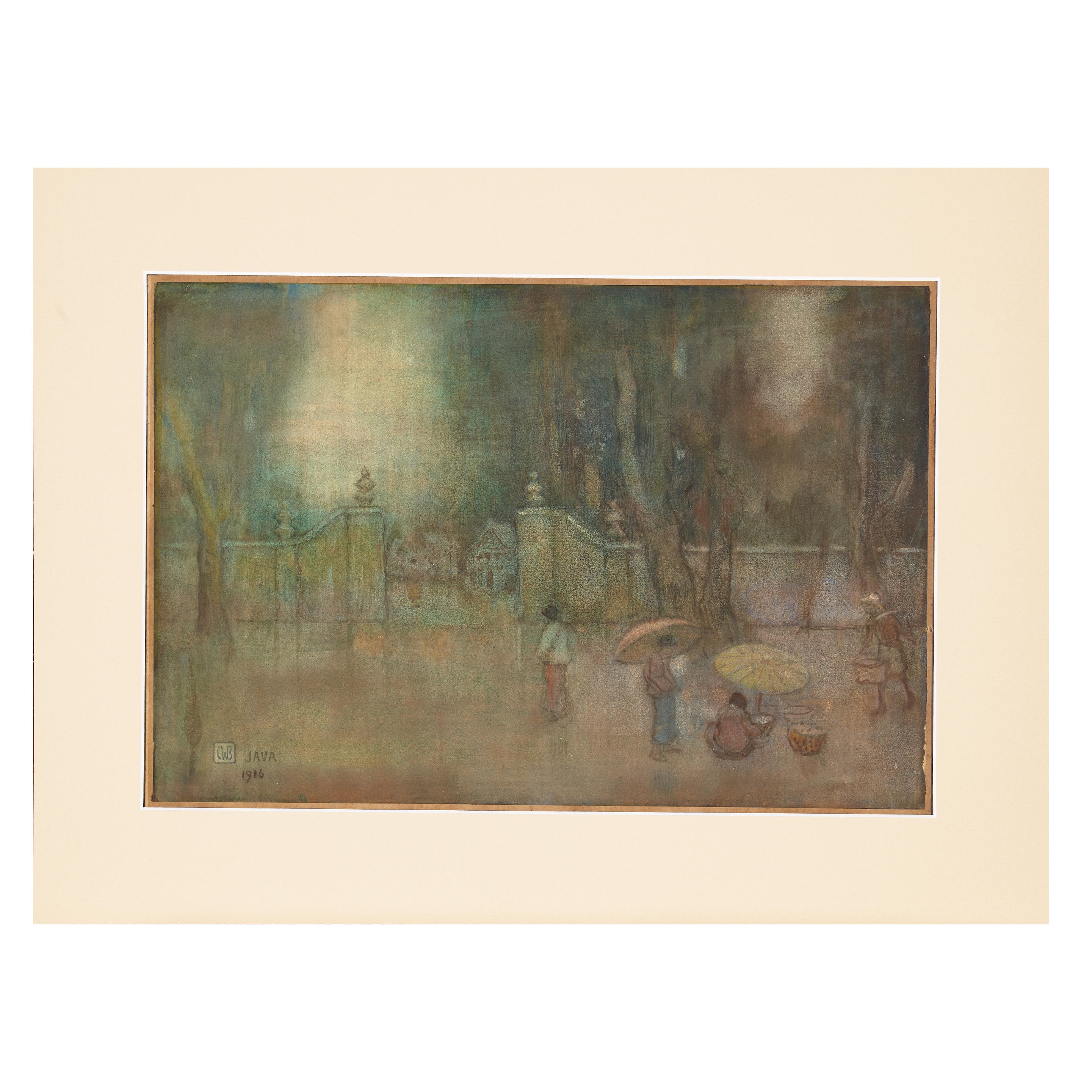 Charles William Bartlett | A Village in Java (1916) | MutualArt