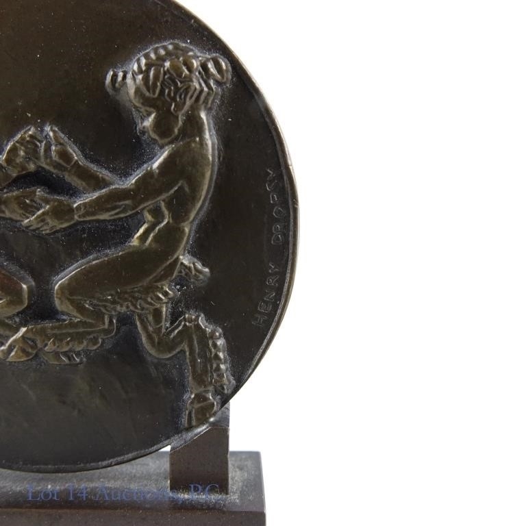 Henri Dropsy | Henry Dropsy Medallion (Circa 1925) | MutualArt