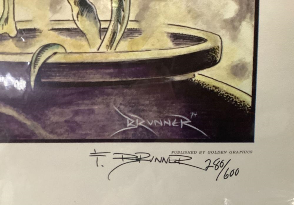 Frank Brunner | Frank Brunner 1970’s Singed Art Prints | MutualArt