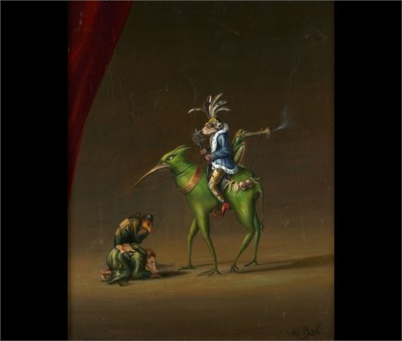 "De koppensneller" (le chasseur de têtes) by Wim Bals