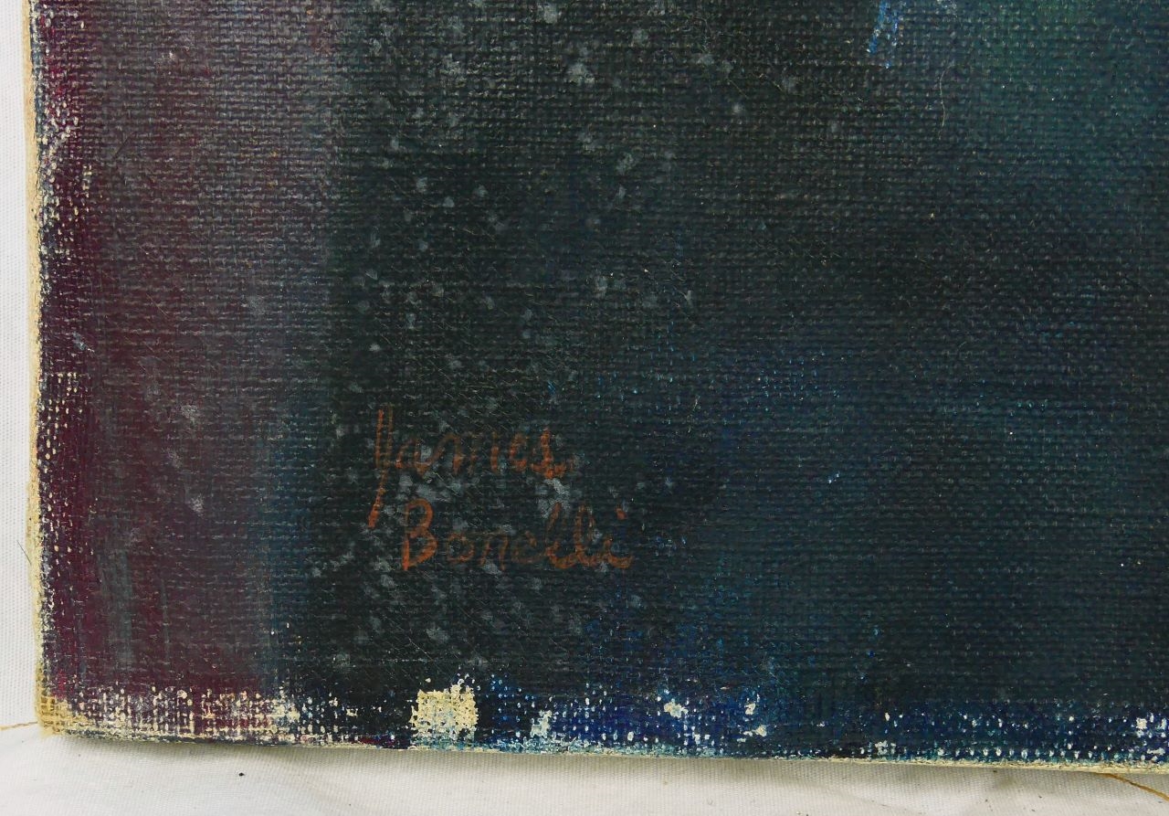 Artwork by James P. Bonelli, SELF PORTRAIT, Made of oil painting on canvas