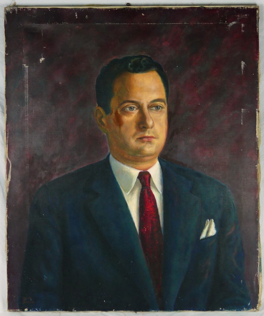 Artwork by James P. Bonelli, SELF PORTRAIT, Made of oil painting on canvas