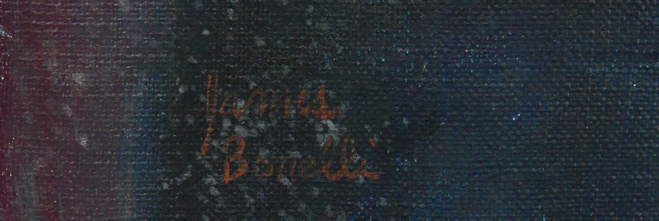 Artwork by James P. Bonelli, SELF PORTRAIT, Made of oil painting on canvas