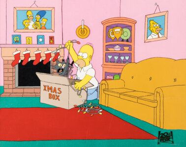 Matt Groening | Simpsons Roasting on an Open Fire (1991) | MutualArt