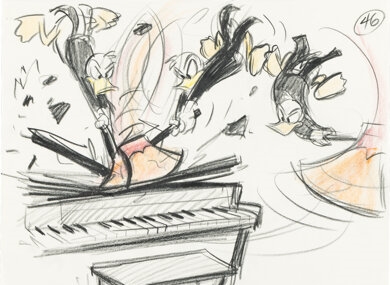 Mark Kausler | Who Framed Roger Rabbit Donald Duck and Daffy Duck Piano ...