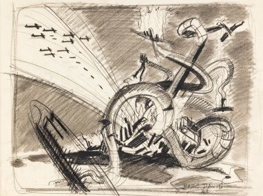 Marc Davis | Marc Davis - Victory Through Air Power Charcoal Concept ...