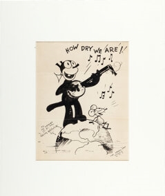 Grim Natwick | Krazy Kat and Ignatz Mouse Specialty Drawing by Grim ...