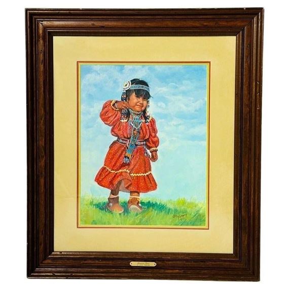 Native American Art -SUNDAY BEST- by Carol Theroux by Carol Theroux, dated 83