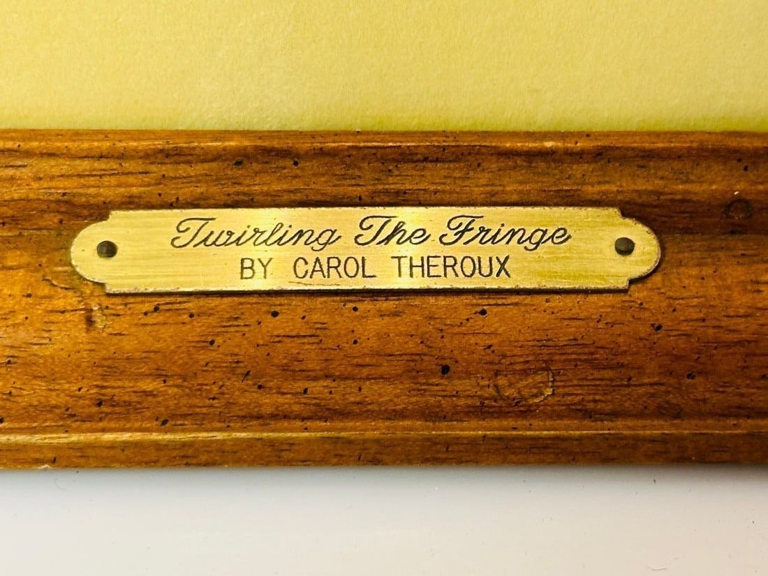 Artwork by Carol Theroux, Painting of a Native American Child by Carol Theroux, (1930-2021) Dated 83, Made of Painting