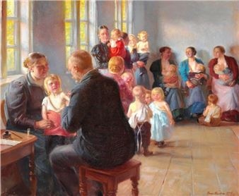 Masterpiece Story: A Vaccination by Anna Ancher