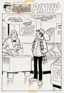Al Hartley | Al Hartley Archie's Joke Book Magazine #208 Jughead Pin-Up ...