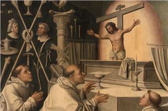 Mass of Pope Gregory Panels - Wadsworth Atheneum Museum of Art