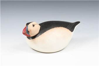 LIMITED EDITION JIM KEEFER ATLANTIC PUFFIN DECOY - Jim Keefer