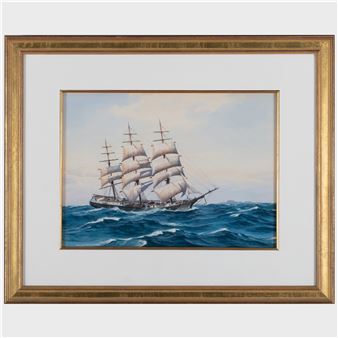 Clipper Ship "Comet"; The American Ship "Benjamin F. Packard"; and Clipper Ship "Contest - Charles Rosner