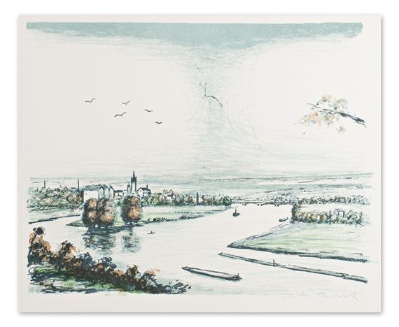 Labe u Litoměric by Willi Nowak