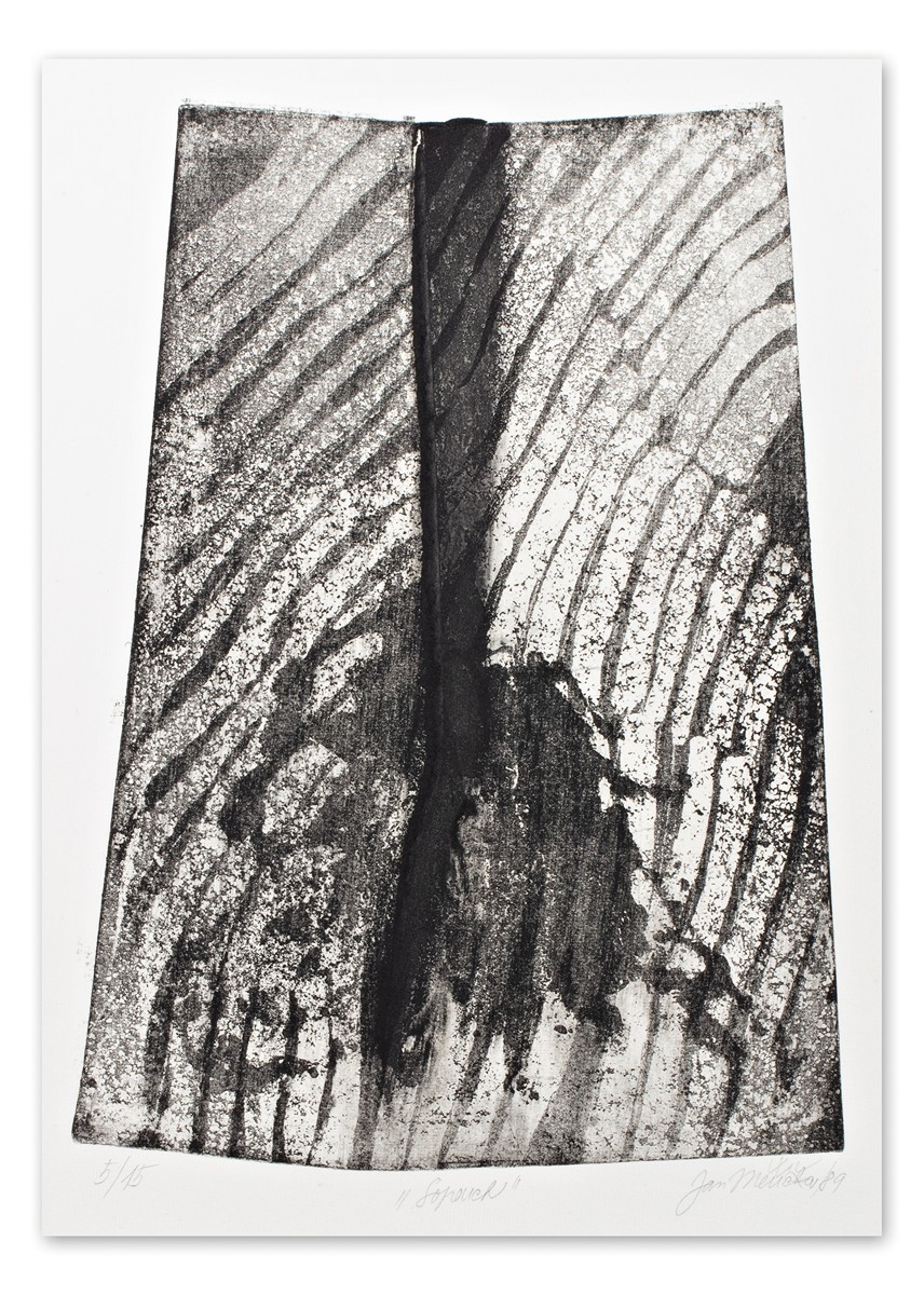 Artwork by Jan Mericka, Sopouch, Made of lept na papíře