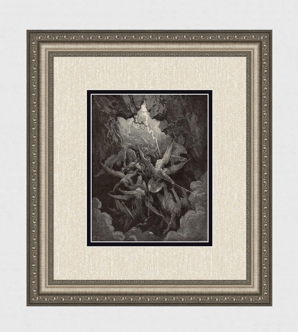 Gustave Doré | Hell The War in Heaven (Milton's Paradise Lost) (ca ...
