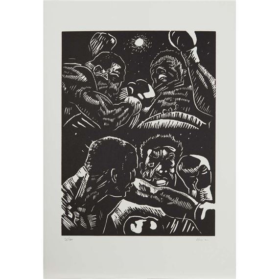 Peter Howson Obe | PETER HOWSON O.B.E. (SCOTTISH 1958 (1987) | MutualArt