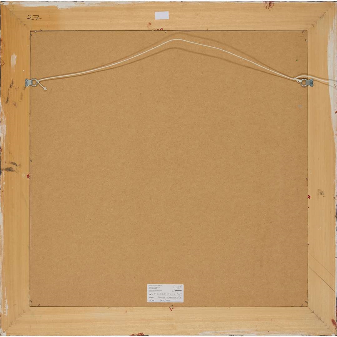 Artwork by Brenda Lenaghan, YAK BUTTER TEA, SHIGATSE, TIBET, Made of oil on board