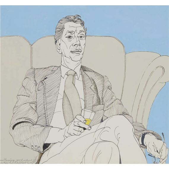 ALASDAIR GRAY (SCOTTISH 1934-2019 by Alasdair Gray, drawn 1972