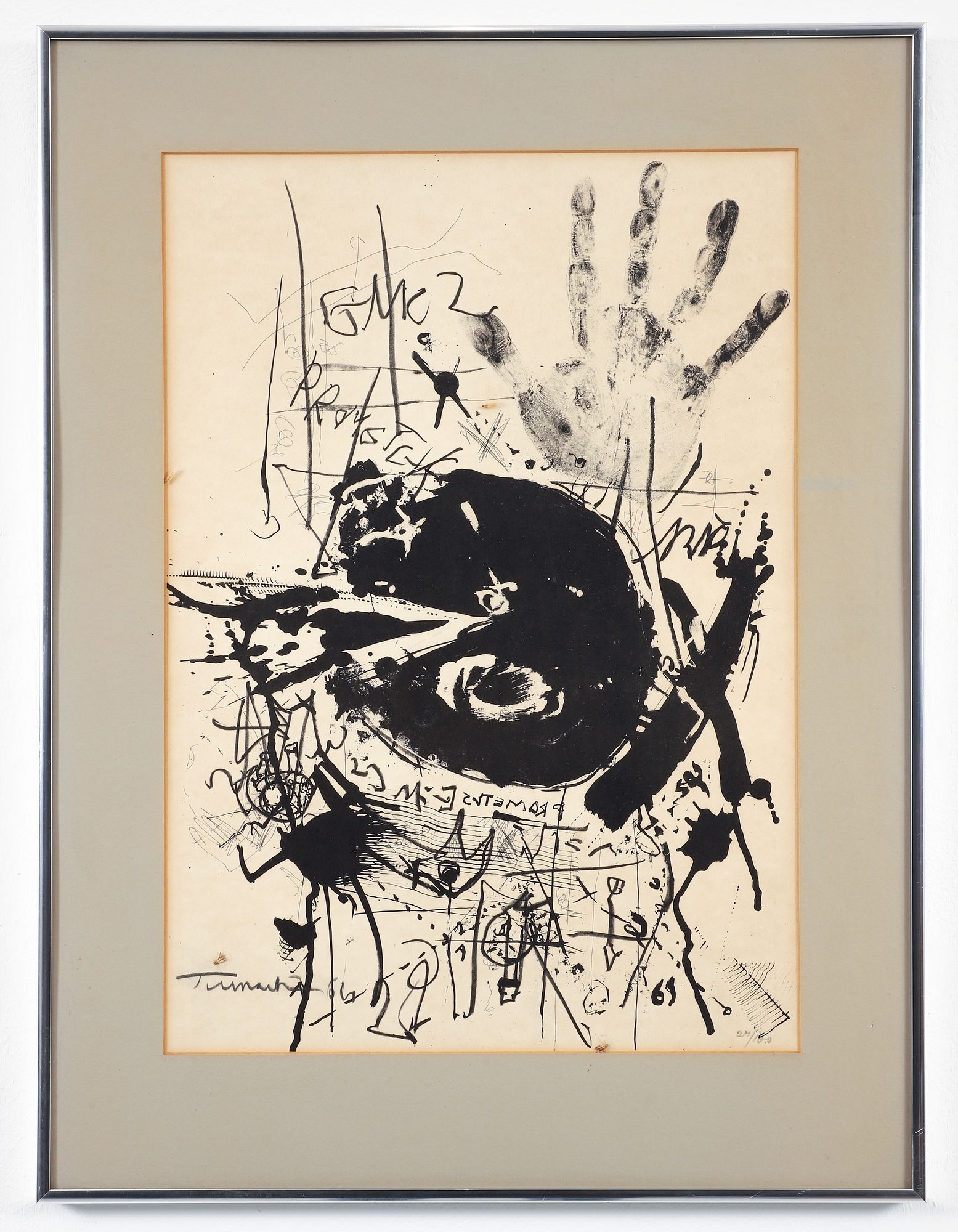 Igael Tumarkin | Igael Tumarkin 1961 Untitled lithograph (1961) | MutualArt