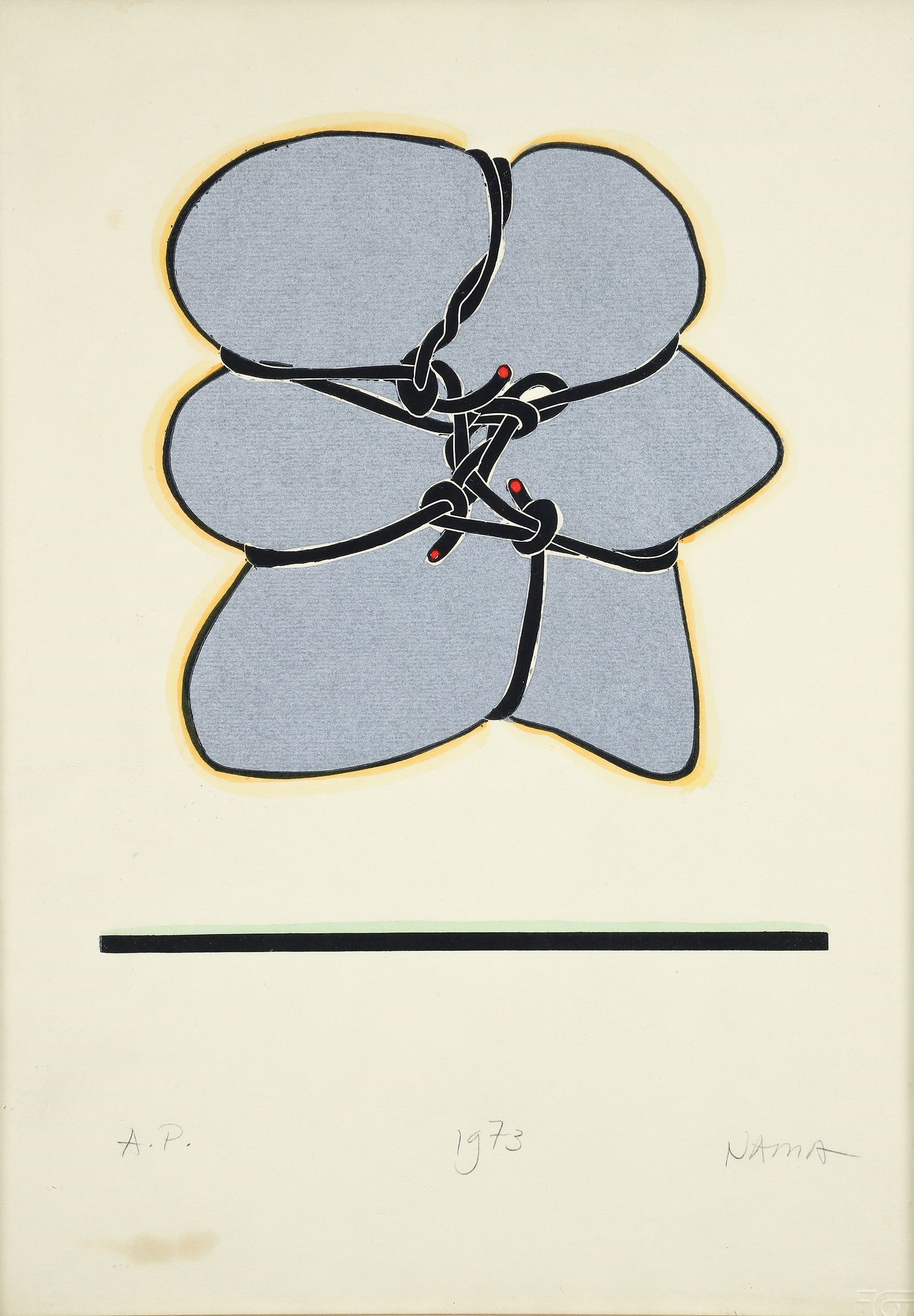 George Nama | George Nama Pair of Monuments Monotype Prints 1973 (1973 ...