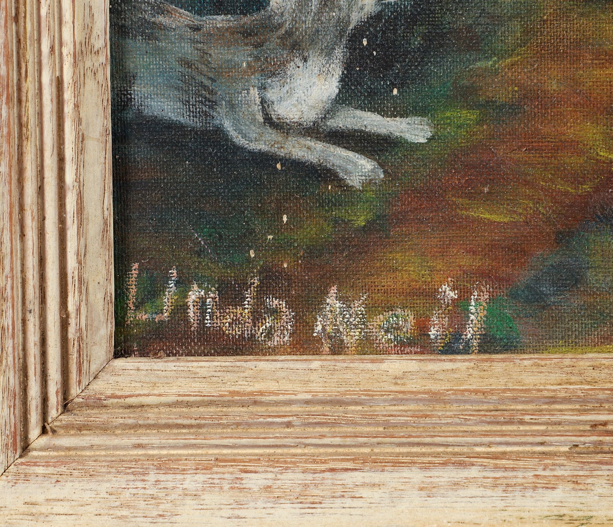 Artwork by Linda Neil, 2 Self Taught Artists paintings by M. and Linda Neil, Made of oil on canvasboard