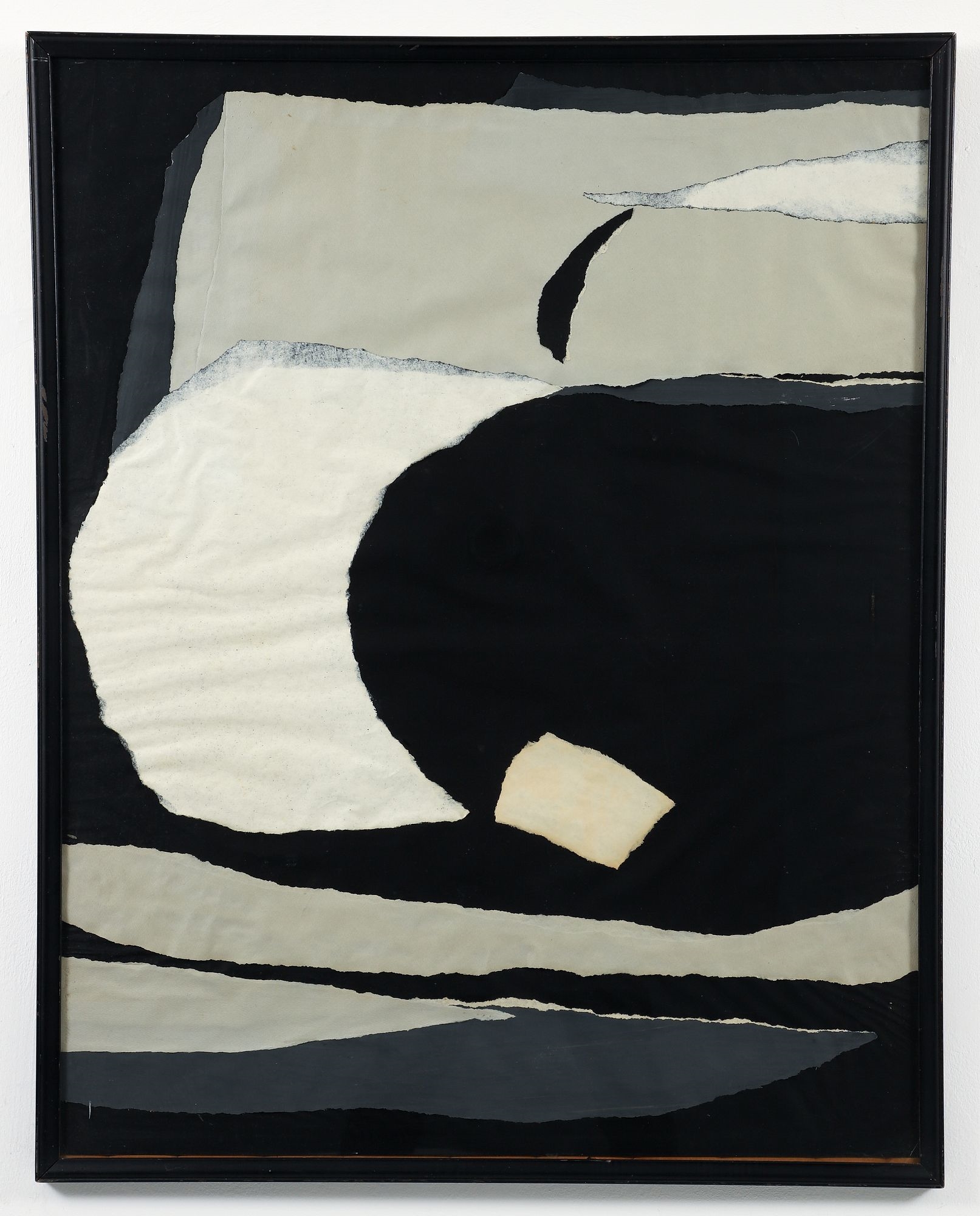 Samuel Rosenberg | Jane Else Miller Torn Paper Collage (Circa 1960s ...
