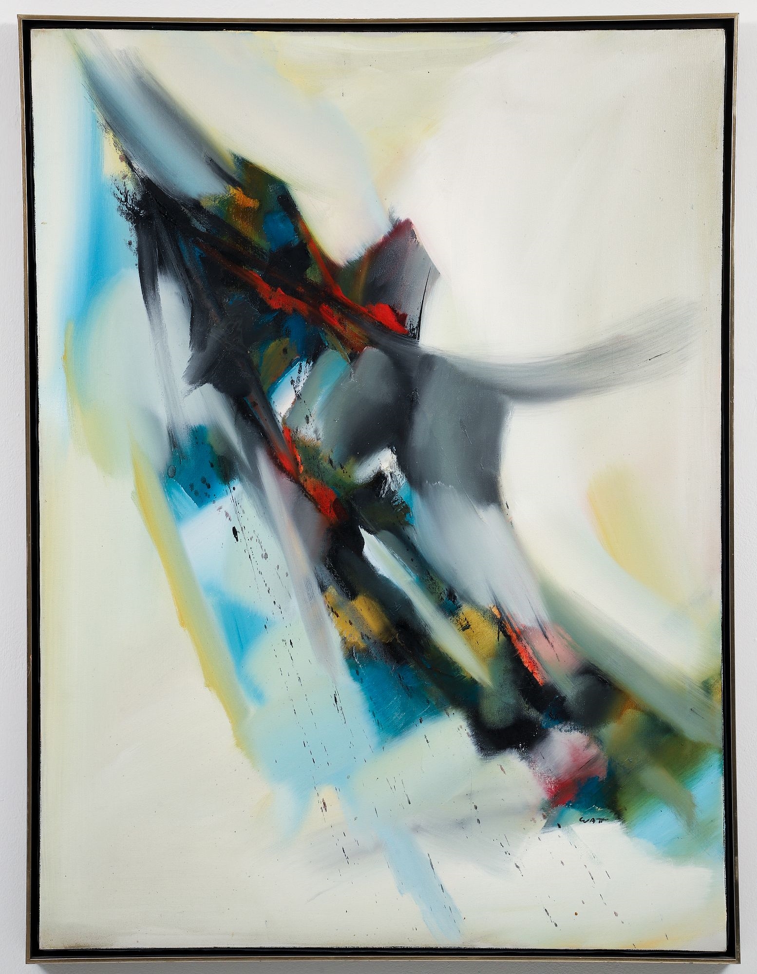 American School, 20th Century | Modern Abstract by Watt Oil on Canvas ...