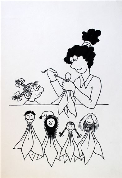 Paper, ink, 30x21 cm by Māris Putniņš