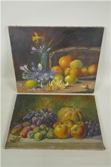 spring flowers and fruit - E. Tissot