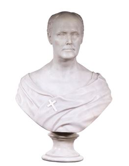 Bust in White Marble - David French
