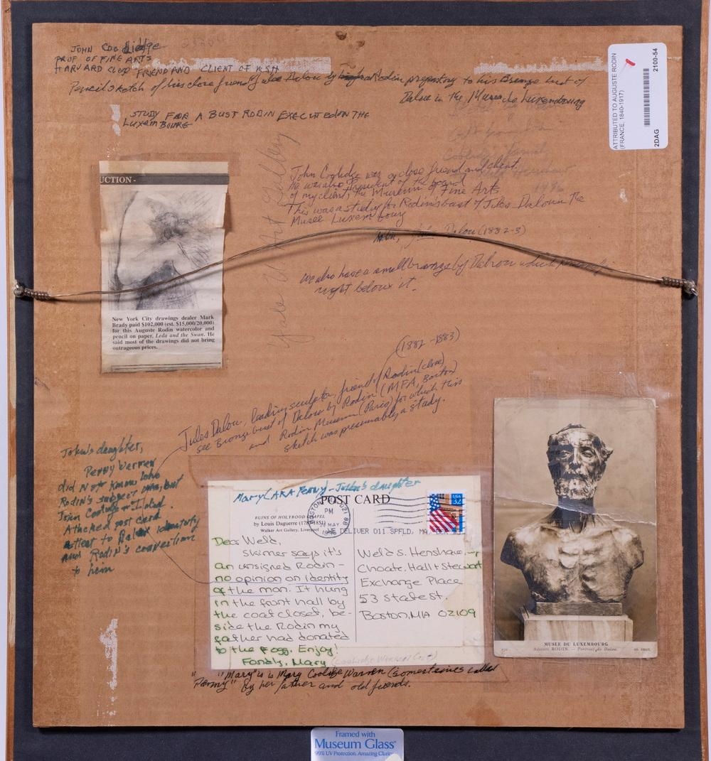 Auguste Rodin | In mahogany frame | MutualArt