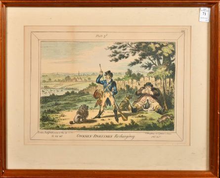 Cockney Sportsmen by James Gillray, mid-19th Century