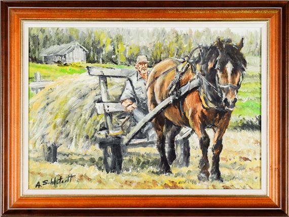 18 Ann-Liz Sehlstedt Olja på duk - Ann-liz Sehlstedt