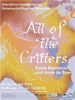 Eloïse Bonneviot and Anne de Boer: All of the Critters - Temporary Gallery