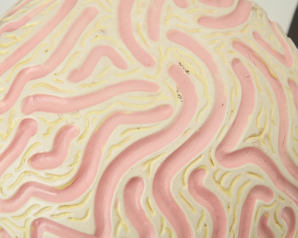 Artwork by Robert Milnes, Right Brain Left Brain, Made of Glazed ceramic