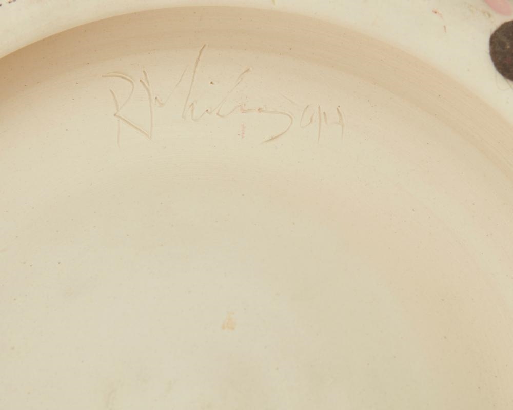 Artwork by Robert Milnes, Right Brain Left Brain, Made of Glazed ceramic