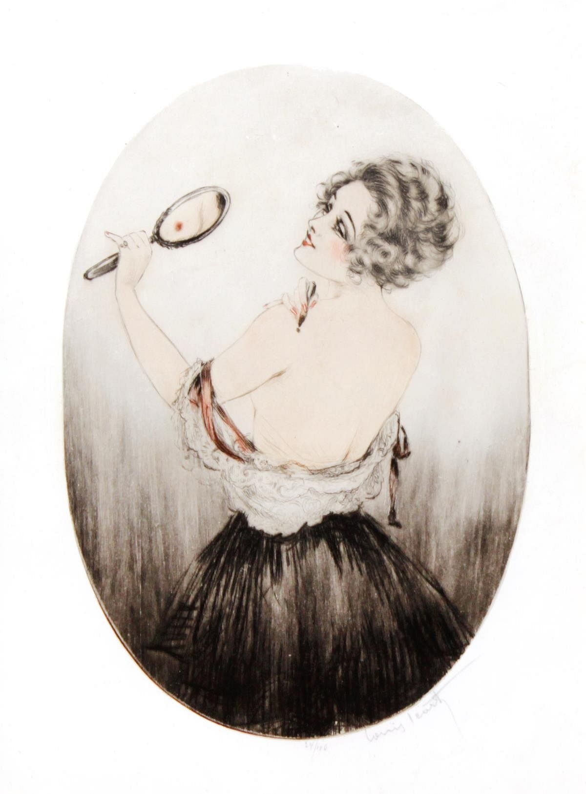 Louis Icart | Louis Icart - Beauty Mark (1919) | MutualArt