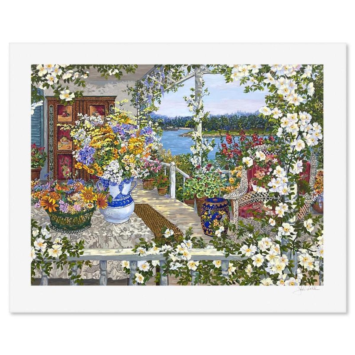 Artwork by John Powell, Blue Hill Bay, Made of SERIGRAPH