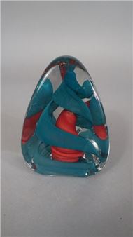 René COURSON (1940-2012). Presse-papier sulfure - René Courson