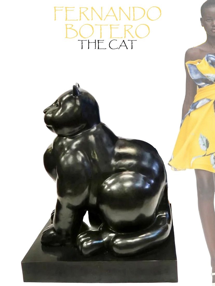Fernando Botero | A Monumental Botero Cat Sculpture. Signed | MutualArt