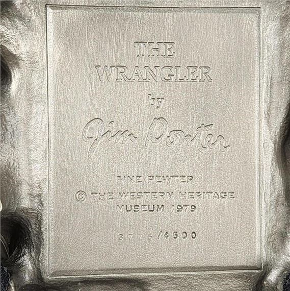 Jim Ponter | The Wrangler by Jim Ponter Pewter Statue