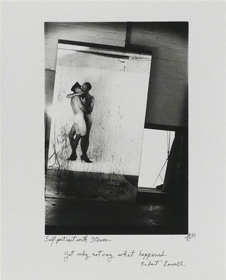 Self-Portrait with Steve by Amos Badertscher, 1995