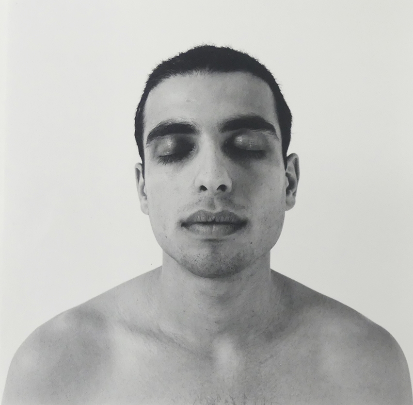 Artwork by Igdal Judishan, Portrait with Eyes Closed, Made of Gelatin silver print