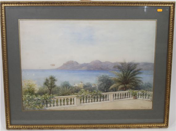 Les Esterelles by Walter Severn, dated 1902