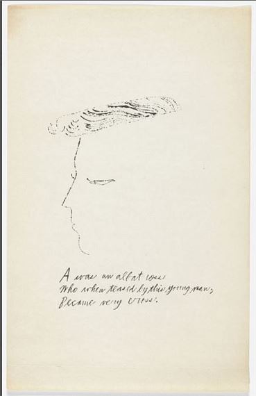 Andy Warhol | Andy Warhol - Letter A (1953) | MutualArt